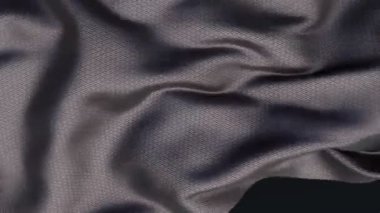 Soyut siyah ve altın desenli kumaş. Kanat çırpan animasyon. CGI animasyonu. 4K.