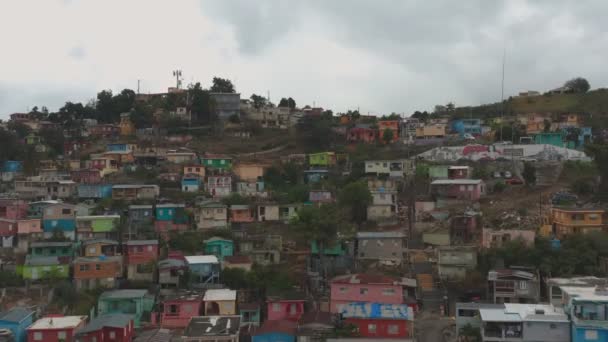 Aereo Che Stabilisce Tiro Yauco Porto Rico Dopo Una Serie — Video Stock