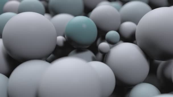 异想天开的球体背景3D Cgi动画 — 图库视频影像