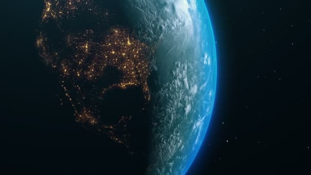 美国的日出 美国宇航局提供的元素 4K动画 — 图库视频影像