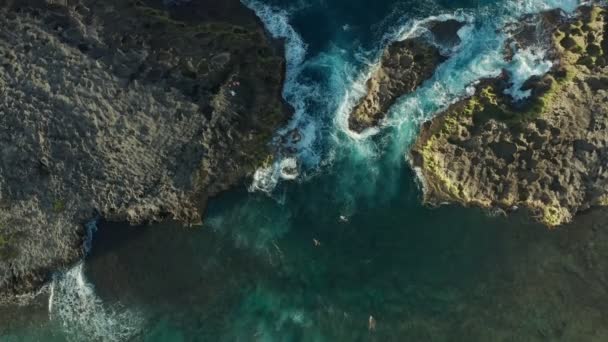 Aufnahme Des Playa Mar Chiquita Beach Puerto Rico Zur Magischen — Stockvideo