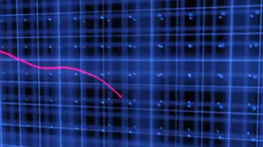 Borsa çöküyor. Durgunluk konsepti. 4K canlandırması.