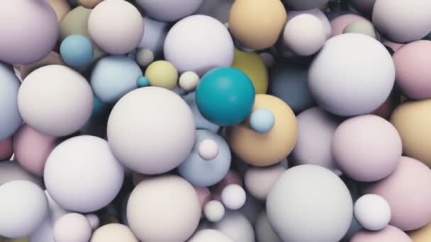 Whimsical Sphere Background Cgi Animation — Stock Video