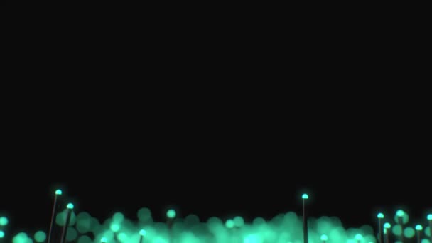 概要光ファイバー 光ファイバー技術の背景 Cgiアニメーション — ストック動画