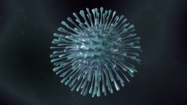 2019 Ncov Novel Coronavirus Centro Surto Wuhan China Animação Medicamente — Vídeo de Stock