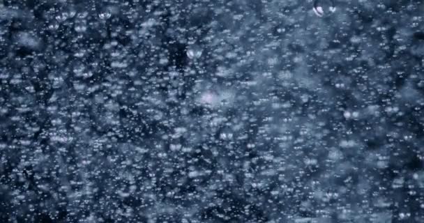 Makro Záběr Bublin Stoupající Tekutém Gelu Snímek Raw Kameře — Stock video
