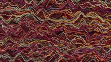 Soyut Fütürist Teknoloji Hatları. 4K Kusursuz Döngü.