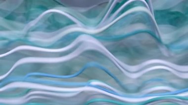 Soyut Dijital Dalgalar. Kusursuz döngü.