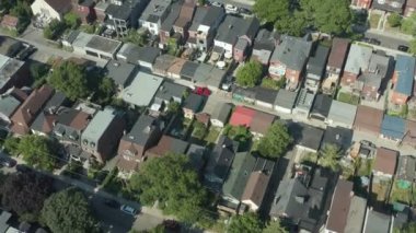 Toronto Mahallesi 'nin 4K Havacılık Kuruluş Çekimi. Sinematik çekim.