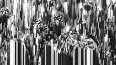 4K Soyut Topografik Gürültü Örnekleri. Kusursuz döngü. Yüksek kaliteli CGI canlandırması.