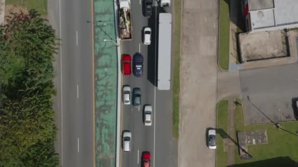 Aerial Etablera Skott Vägbana Puerto Rico Filmklipp Från — Stockvideo