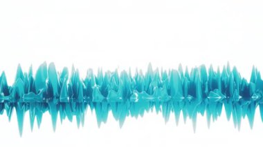 Kusursuz bir döngüde yer değiştiren ve dalgalanan ferro sıvıyı tasvir eden soyut animasyon.