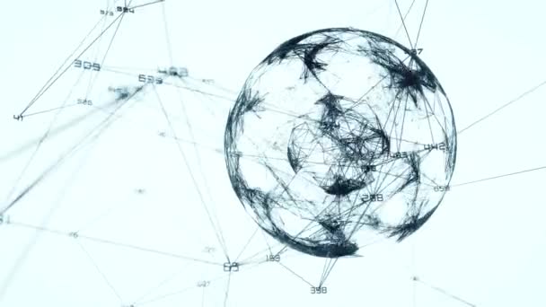描绘全球商业金融应用的动画 — 图库视频影像