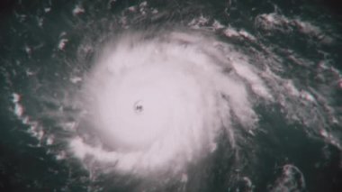 Irma Kasırgası Florida sahiline doğru yola çıktı. 4K UHD animasyonu 16-bit renk derinliğinde yapıldı. NASA tarafından döşenmiş bazı elementler.