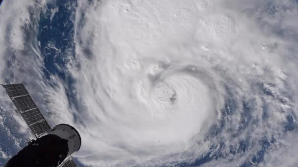 Ураган Харві Кілька Годин Висадки Техасі Серпня 2017 Року Анімація — стокове відео