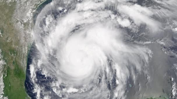 Τυφώνας Χάρβεϊ Ώρες Πριν Την Απόβαση Στο Τέξας Στις Αυγούστου — Αρχείο Βίντεο