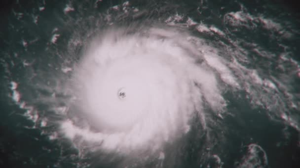 Hurikán Irma Cestě Pobřeží Floridy Uhd Animace Vykreslená Bitové Barevné — Stock video
