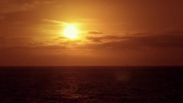 Timelapse Zachodu Słońca Maui Hawajach Uhd — Wideo stockowe