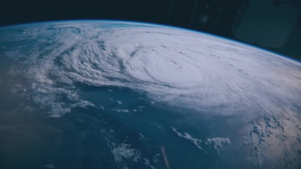 Ураган Харві Кілька Годин Висадки Техасі Серпня 2017 Року Анімація — стокове відео