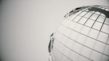 Dönen küre. Kusursuz döngü 4K