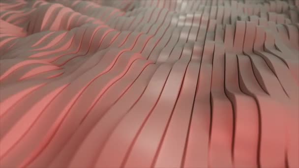 Зміщені Гумові Хвилі Uhd Безшовна Циклічна Анімація — стокове відео