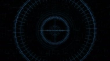 Gelecekçi H.U.D. Teknolojiye dayalı başlıklar, özgeçmişler, manşetler için uygun temalı arka plan. 16- bit renk derinliğinde 4K UHD canlandırması.