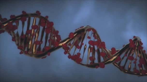 Dna Ipliğini Değiştiren Yeni Bir Gen Düzenleme Tedavisinin Tanıtımı — Stok video
