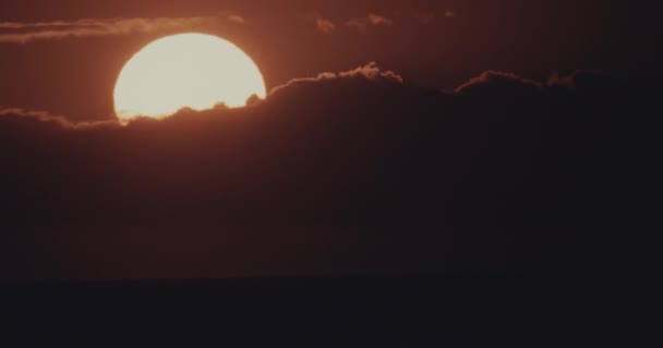 Timelapse Van Een Zonsondergang Maui Hawaï Uhd Beelden — Stockvideo