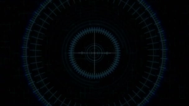 未来のH 技術系のタイトル 見出しに適したテーマの背景 16ビットの色深度でレンダリングされた4K Uhdアニメーション — ストック動画
