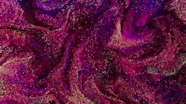 渦巻く粉体塗料のマクロショット Uhdアニメーション — ストック動画