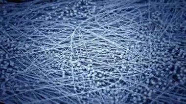 Veri akışını gösteren ağ konsepti. 4K UHD canlandırması.