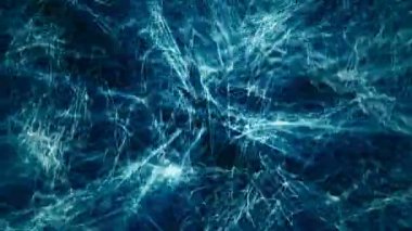 Bir ağ veri akışını gösteren animasyon. Kusursuz döngü. 4K.