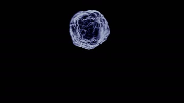 具有快速细胞分裂实例的动画 — 图库视频影像