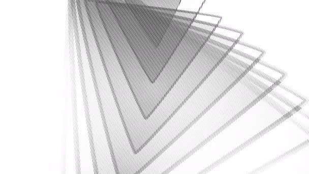 Animação Triângulo Offset Abstrato Loop Sem Costura — Vídeo de Stock