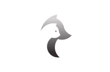 evcil hayvanlar köpek ve kedi soyut vektör logosu tasarım simgesi illüstrasyonu