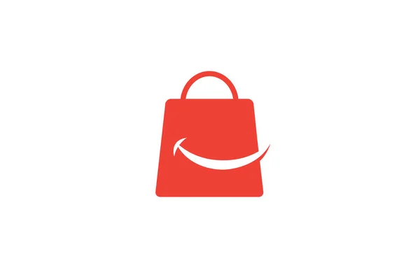 Gambar Simbol Logo Vektor Desain Tas Merah - Stok Vektor