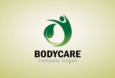 Yaratıcı Leaf Eco Tohum Vücut Bakımı Sembol Sağlık Vektörü Logo Tasarımı İllüstrasyonu