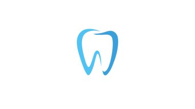Creative Dental Care Clean Blue Teeth Logo