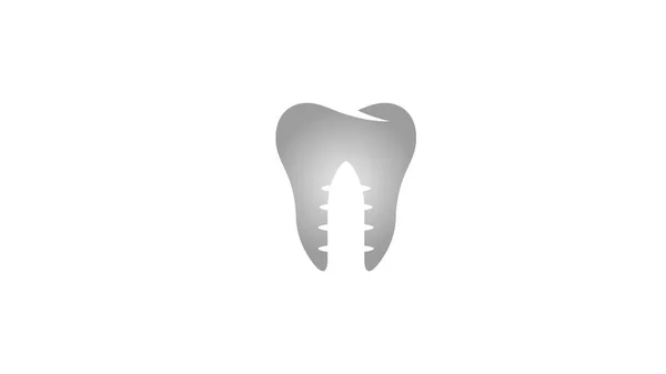 クリエイティブ歯科ケア クリーン歯ロゴデザインシンボルイラスト — ストックベクタ