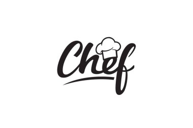 Creative Chef Hat Symbol Text Alphabet Font Letter logo Vector Design Illustration