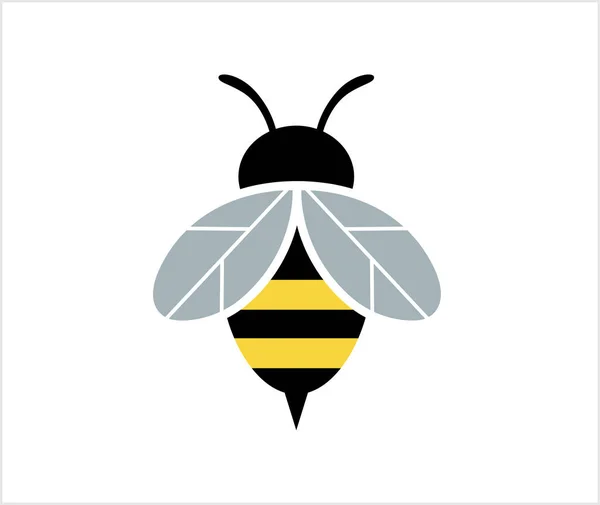 Criativo Bumblebee Infinito Logotipo Símbolo Vetor Design Ícone Ilustração —  Vetores de Stock