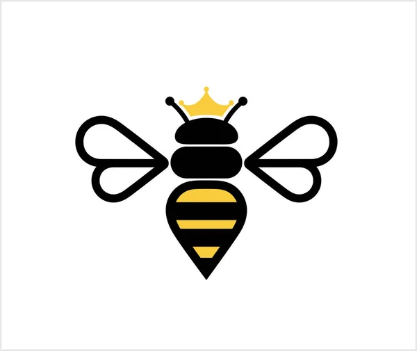 Criativo Bumblebee Infinito Logotipo Símbolo Vetor Design Ícone Ilustração —  Vetores de Stock