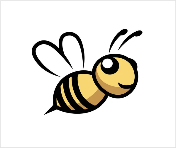 Kreativ Bumblebee Uendelig Logo Symbol Vektor Design Ikon Illustrasjon – stockvektor