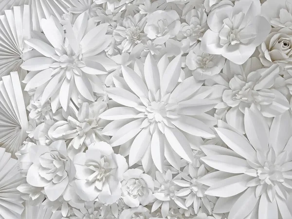 Beyaz Çiçekler Arka Plan Doku Düğün Arkaplanı Arkaplan Arkaplan Tebrik — Stok fotoğraf