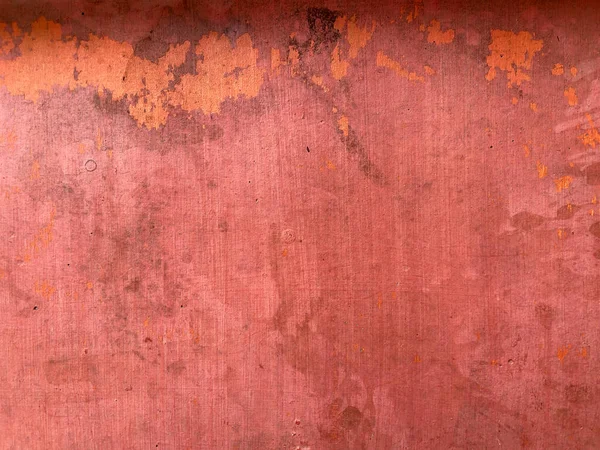 Väderbeklädda Röd Betong Vägg Bakgrund Och Textur För Modern Eller — Stockfoto