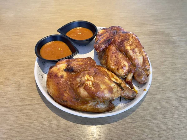 Peri Peri Chicken Egy Portugál Recept Csirkéből Amit Csípős Peri — Stock Fotó