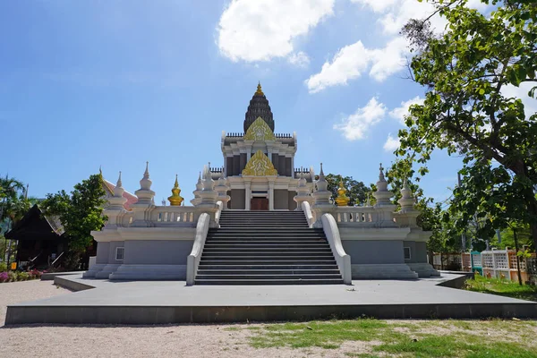Novo Salão Museu Wat Chalong Templo Chalong Oficialmente Wat Chai — Fotografia de Stock