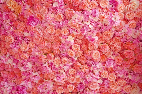Englische Rosen Als Kulisse Für Hochzeitsfeier Und Valentinstag Bunte Blumen Stockbild