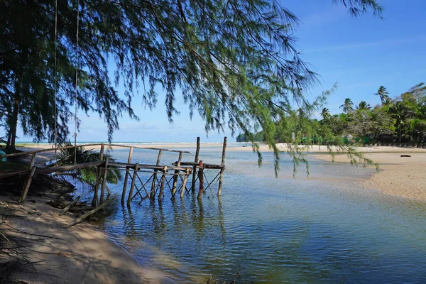 Schöne Meereslandschaft Von Pakarang Beach Khaolak Phang Nga Thailand Das lizenzfreie Stockbilder