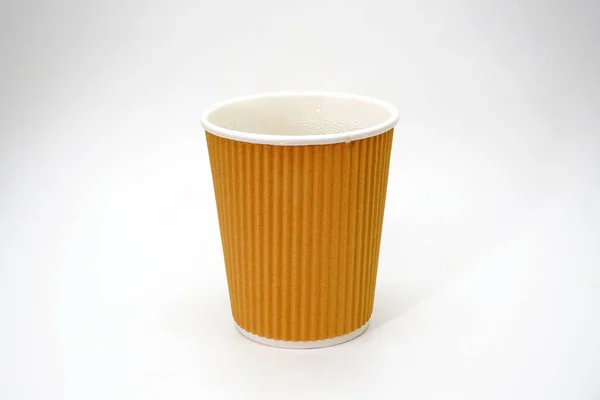 Take away coffee cup isolated on white background